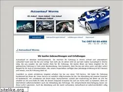 Sites similar to autoankauf-worms.de