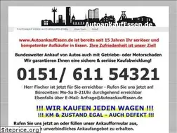 Sites similar to autoankaufessen.de