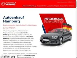Sites similar to autoankaufhamburg.com.de