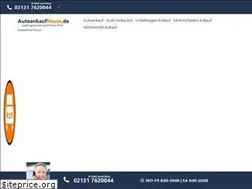Sites similar to autoankaufneuss.de