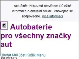 Sites similar to autobaterie-pema.cz