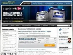 Sites similar to autobaterie24.sk