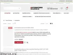 Sites similar to autobaterieskladom.sk