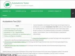 Sites similar to autobatterie-tester.de