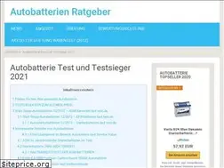 Sites similar to autobatterien-testsieger.de