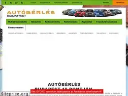 Sites similar to autoberlesbudapest.net