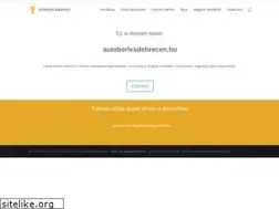 Sites similar to autoberlesdebrecen.hu