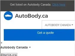 Sites similar to autobody.ca