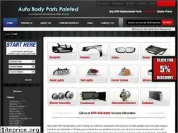 Sites similar to autobodypartspainted.com