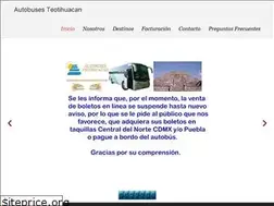 Sites similar to autobusesteotihuacan.com.mx