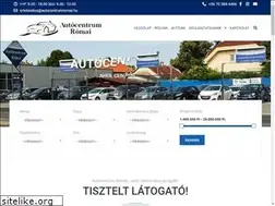 Sites similar to autocentrumromai.hu