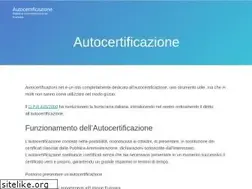 Sites similar to autocertificazioni.net