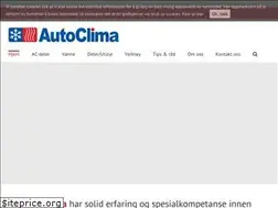 Sites similar to autoclima.no