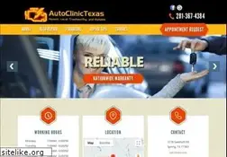 Sites similar to autoclinictexas.com
