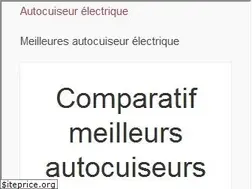 Sites similar to autocuiseur-electrique.com