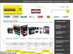 Sites similar to autodaliuparduotuve.lt