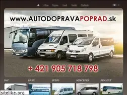 Sites similar to autodopravapoprad.sk