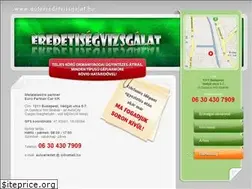 Sites similar to autoeredetvizsgalat.hu