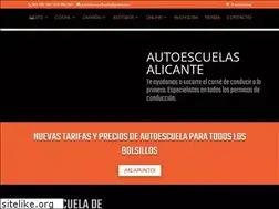 Sites similar to autoescuelasalicante.net