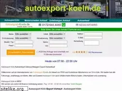 Sites similar to autoexport-koeln.de
