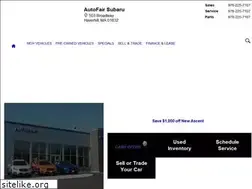 Sites similar to autofairsubaru.com