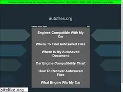Sites similar to autofiles.org