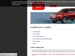 Sites similar to autofolie-levne.cz