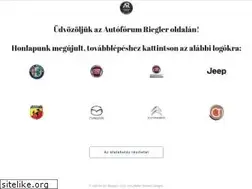 Sites similar to autoforumriegler.hu