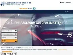 Sites similar to autofussmatten-online.de