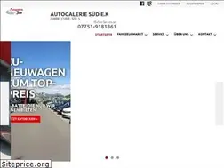 Sites similar to autogaleriesued.de