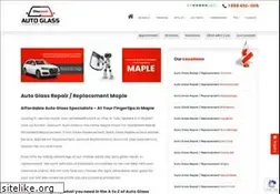 Sites similar to autoglassmaple.com