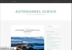 Sites similar to autohandel-ulrich.de