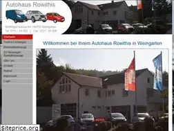 Sites similar to autohaus-rowithis.de