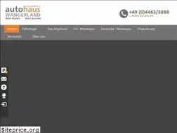Sites similar to autohaus-wangerland.de
