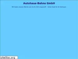 Sites similar to autohausbahns.de