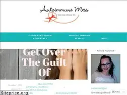 Sites similar to autoimmunemess.wordpress.com