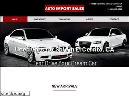 Sites similar to autoimportsales.com