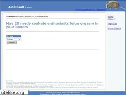Sites similar to autoinsult.com