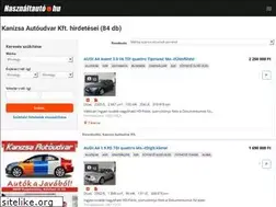 Sites similar to autokanizsa.hu