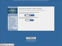 Sites similar to autokennzeichen.net
