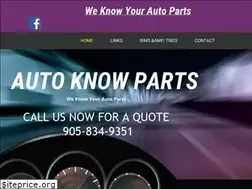 Sites similar to autoknowparts.com