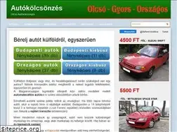 Sites similar to autokolcsonzes.net