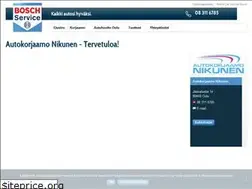 Sites similar to autokorjaamonikunen.fi