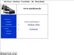 Sites similar to autokran.de
