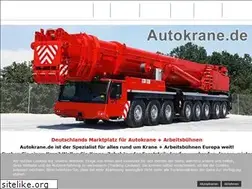 Sites similar to autokrane.de