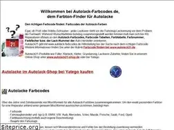 Sites similar to autolack-farbcodes.de