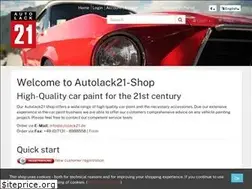 Sites similar to autolack21-shop.de