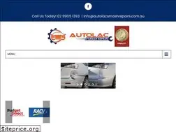 Sites similar to autolacsmashrepairs.com.au