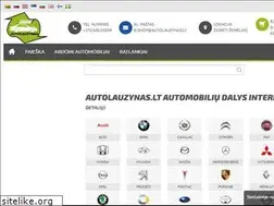 Sites similar to autolauzynas.lt