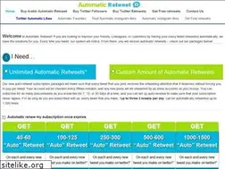 Sites similar to automaticretweet.com
